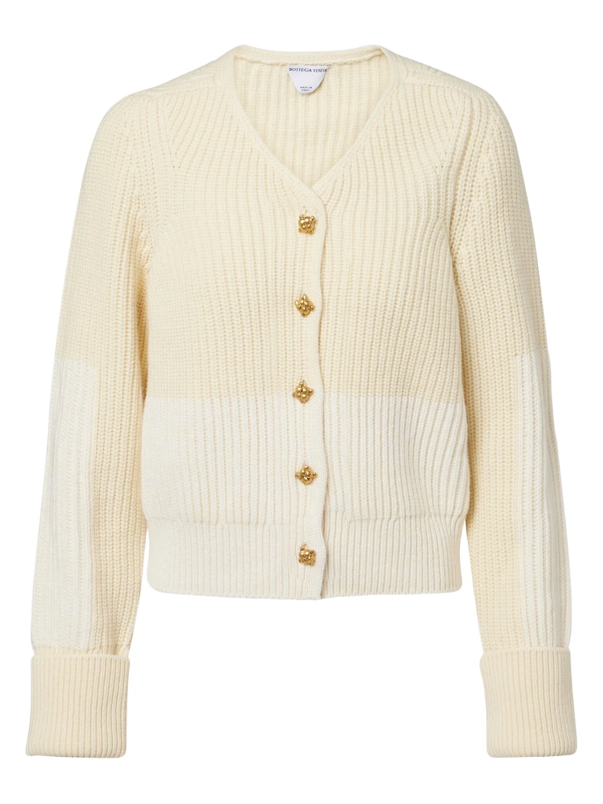 Bottega Veneta Ribbed-knit wool and cashmere cardigan