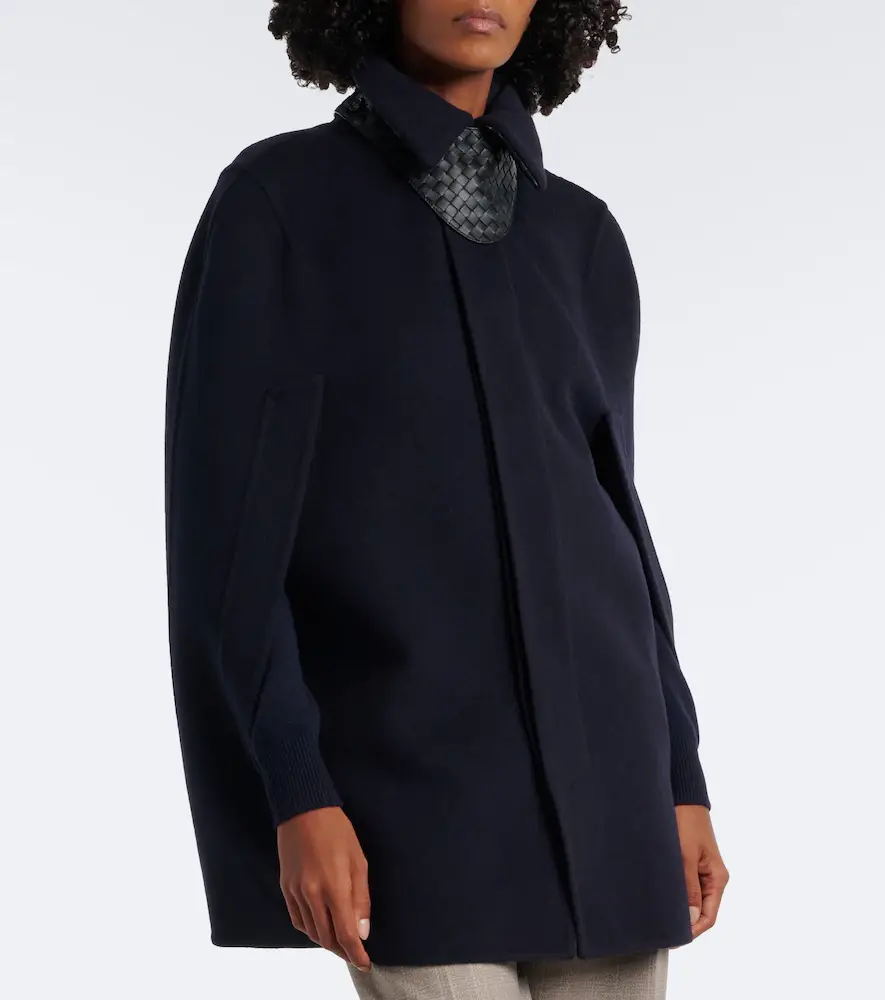 Bottega Veneta Intrecciato wool and cashmere cape | Thumbnail 2 Bottega Veneta Intrecciato wool and cashmere cape | Thumbnail 2