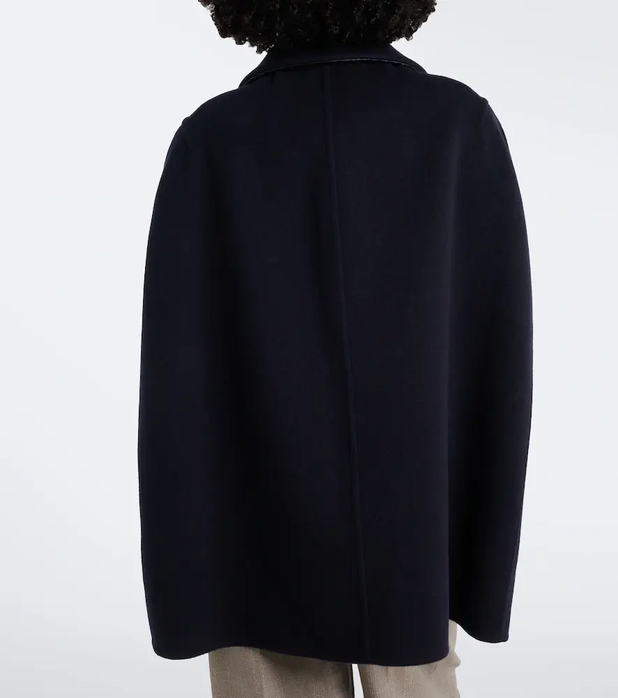 Bottega Veneta Intrecciato wool and cashmere cape | Thumbnail 3 Bottega Veneta Intrecciato wool and cashmere cape | Thumbnail 3