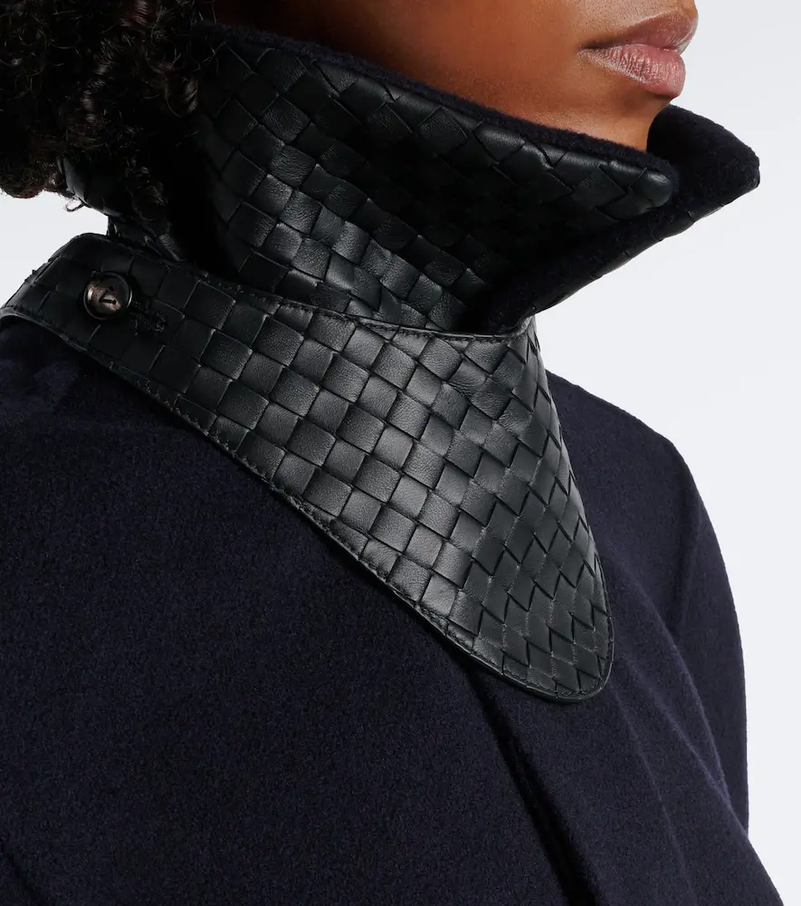 Bottega Veneta Intrecciato wool and cashmere cape | Thumbnail 4 Bottega Veneta Intrecciato wool and cashmere cape | Thumbnail 4