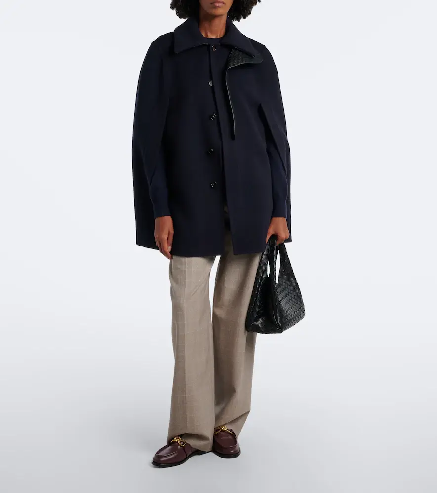 Bottega Veneta Intrecciato wool and cashmere cape | Thumbnail 6 Bottega Veneta Intrecciato wool and cashmere cape | Thumbnail 6