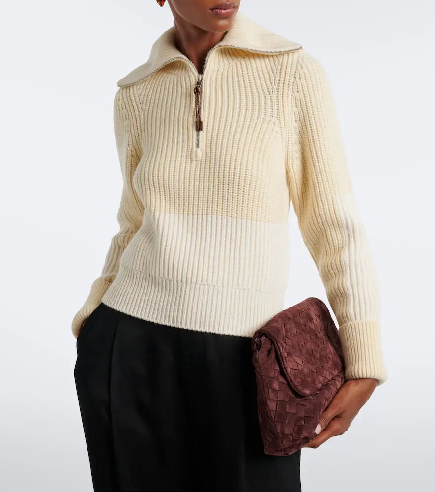 Bottega Veneta Ribbed-knit wool and cashmere sweater | Thumbnail 6 Bottega Veneta Ribbed-knit wool and cashmere sweater | Thumbnail 6