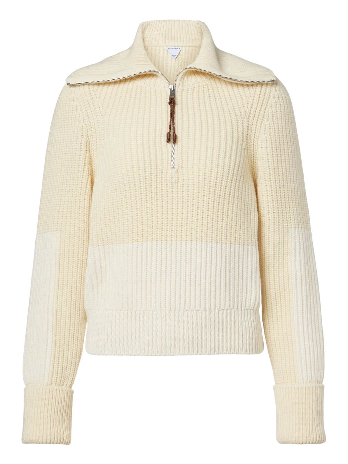 Ribbed-knit wool and cashmere sweater Ribbed-knit wool and cashmere sweater