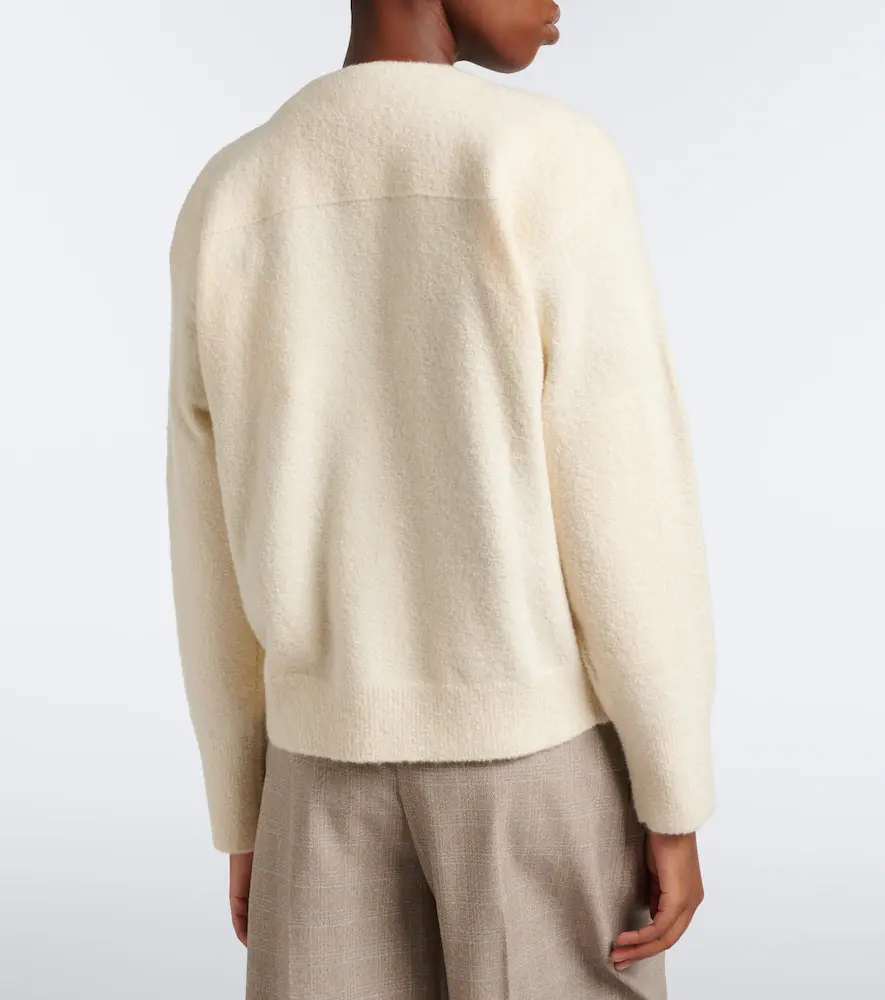 Bottega Veneta Embellished cashmere, wool, and silk cardigan | Thumbnail 2