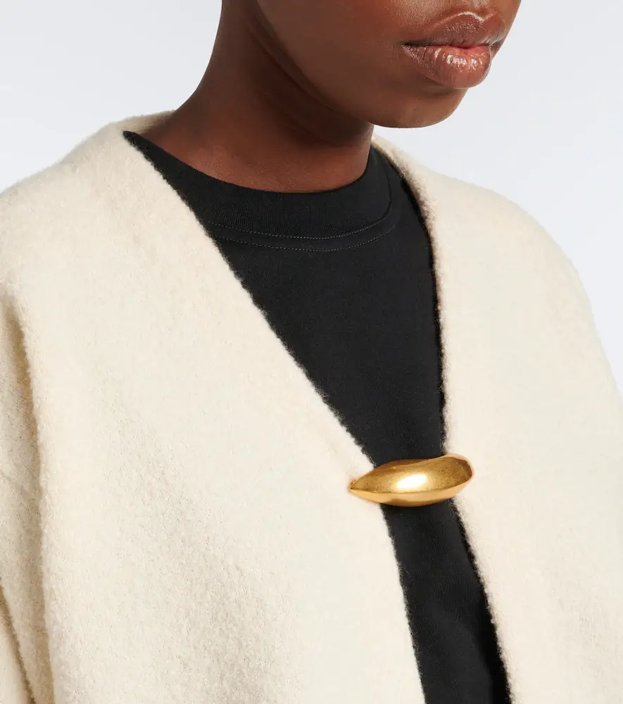 Bottega Veneta Embellished cashmere, wool, and silk cardigan | Thumbnail 5