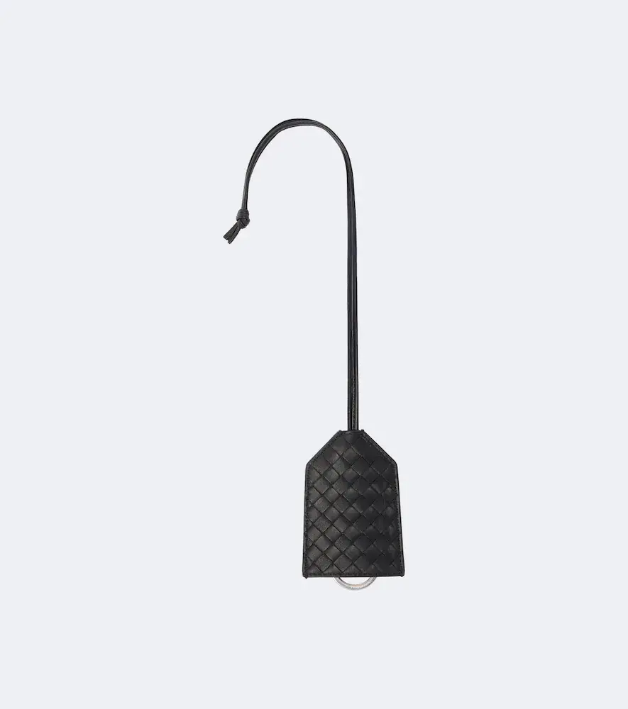Bottega Veneta Intrecciato leather keychain | Thumbnail 2