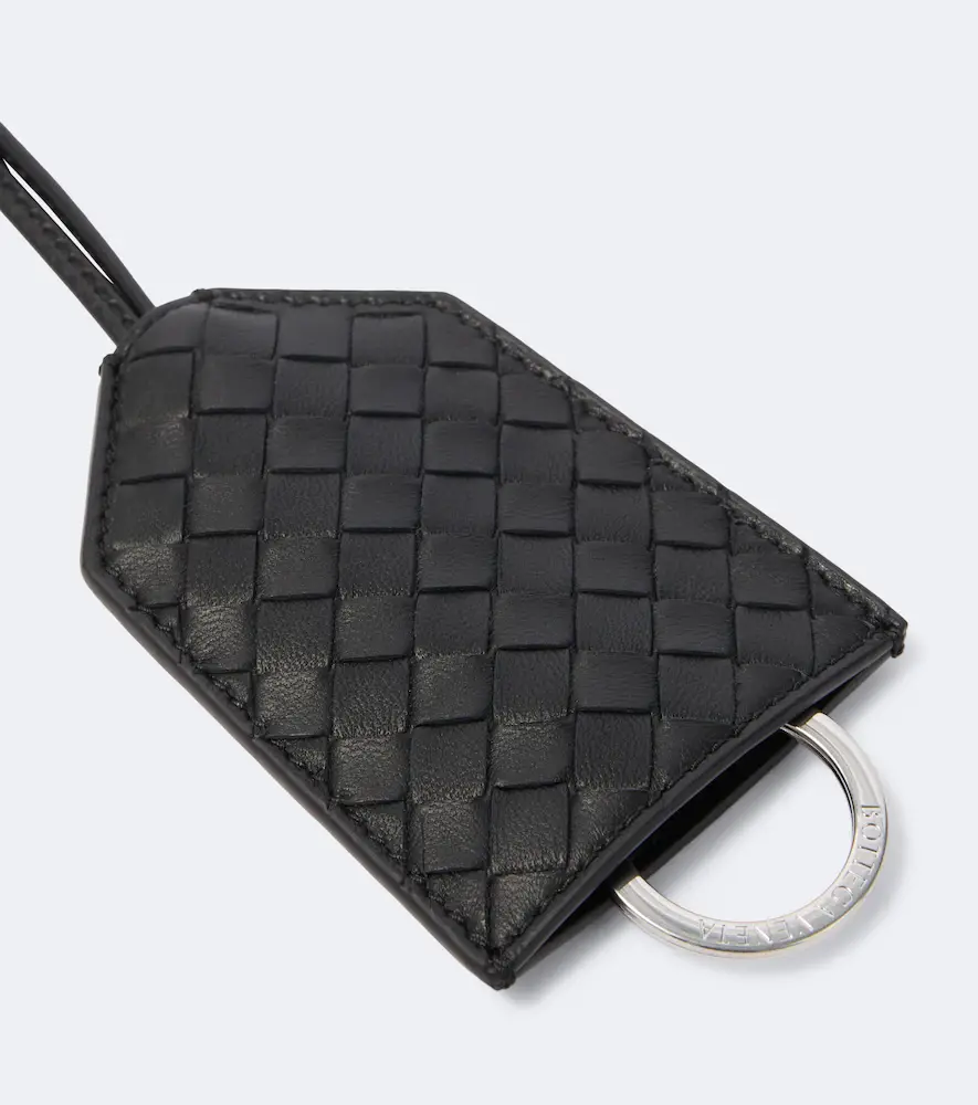 Bottega Veneta Intrecciato leather keychain | Thumbnail 3