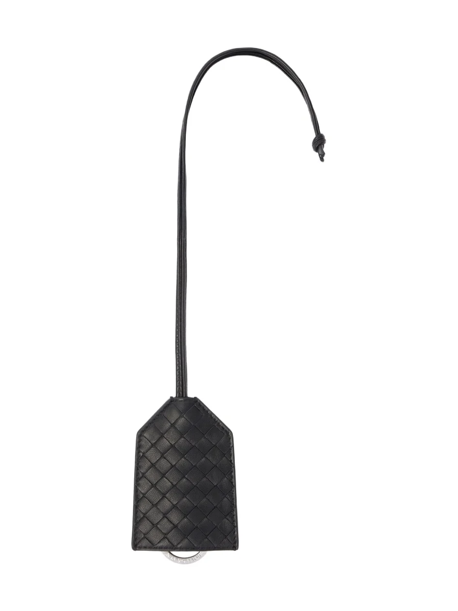 Bottega Veneta Intrecciato leather keychain