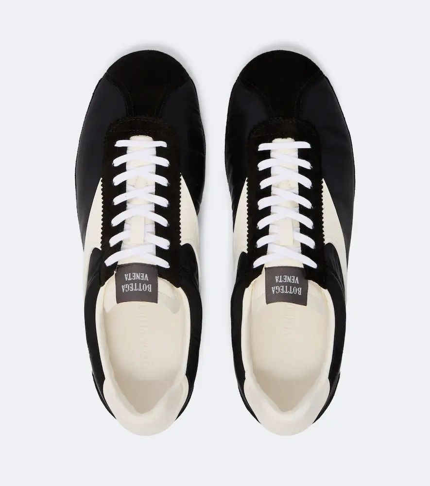 Bottega Veneta Shot suede-trimmed sneakers | Thumbnail 2 Bottega Veneta Shot suede-trimmed sneakers | Thumbnail 2