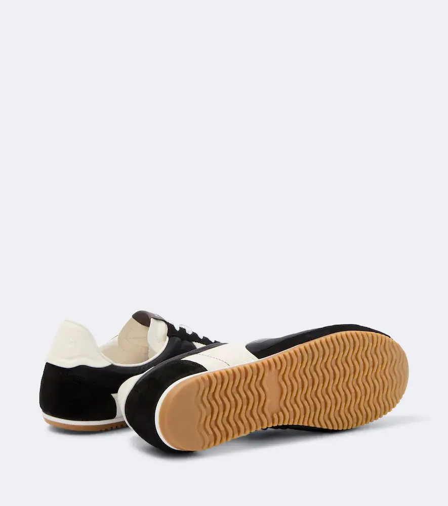 Bottega Veneta Shot suede-trimmed sneakers | Thumbnail 4 Bottega Veneta Shot suede-trimmed sneakers | Thumbnail 4