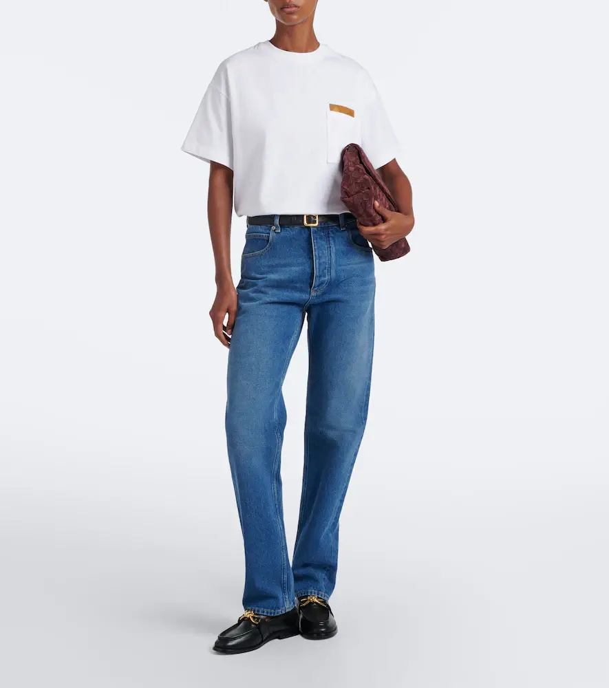 Bottega Veneta Intrecciato cotton jersey T-shirt | Thumbnail 6 Bottega Veneta Intrecciato cotton jersey T-shirt | Thumbnail 6