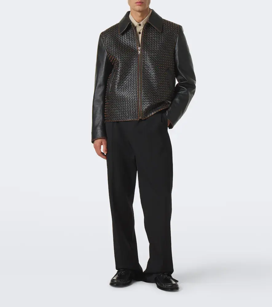 Bottega Veneta Wool grain de poudre straight pants | Thumbnail 3 Bottega Veneta Wool grain de poudre straight pants | Thumbnail 3