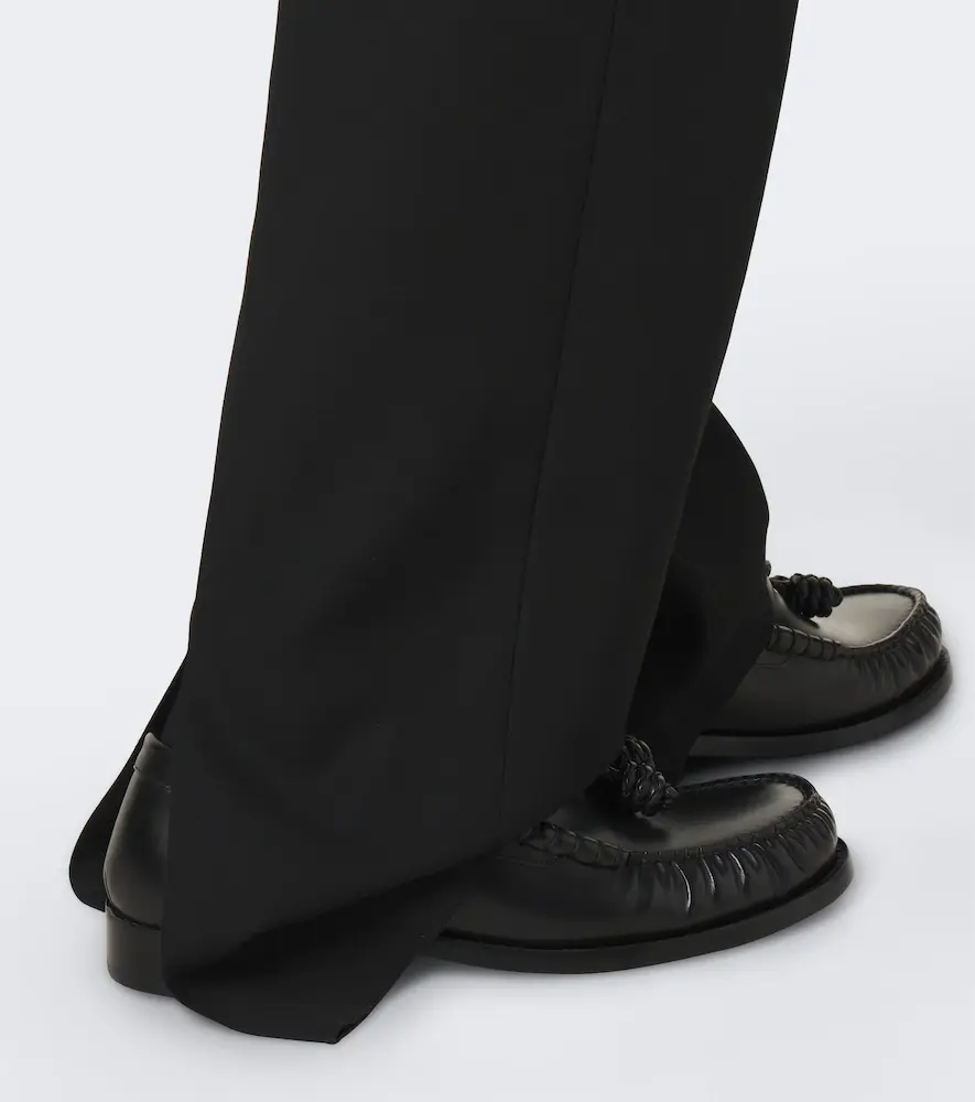 Bottega Veneta Wool grain de poudre straight pants | Thumbnail 7 Bottega Veneta Wool grain de poudre straight pants | Thumbnail 7