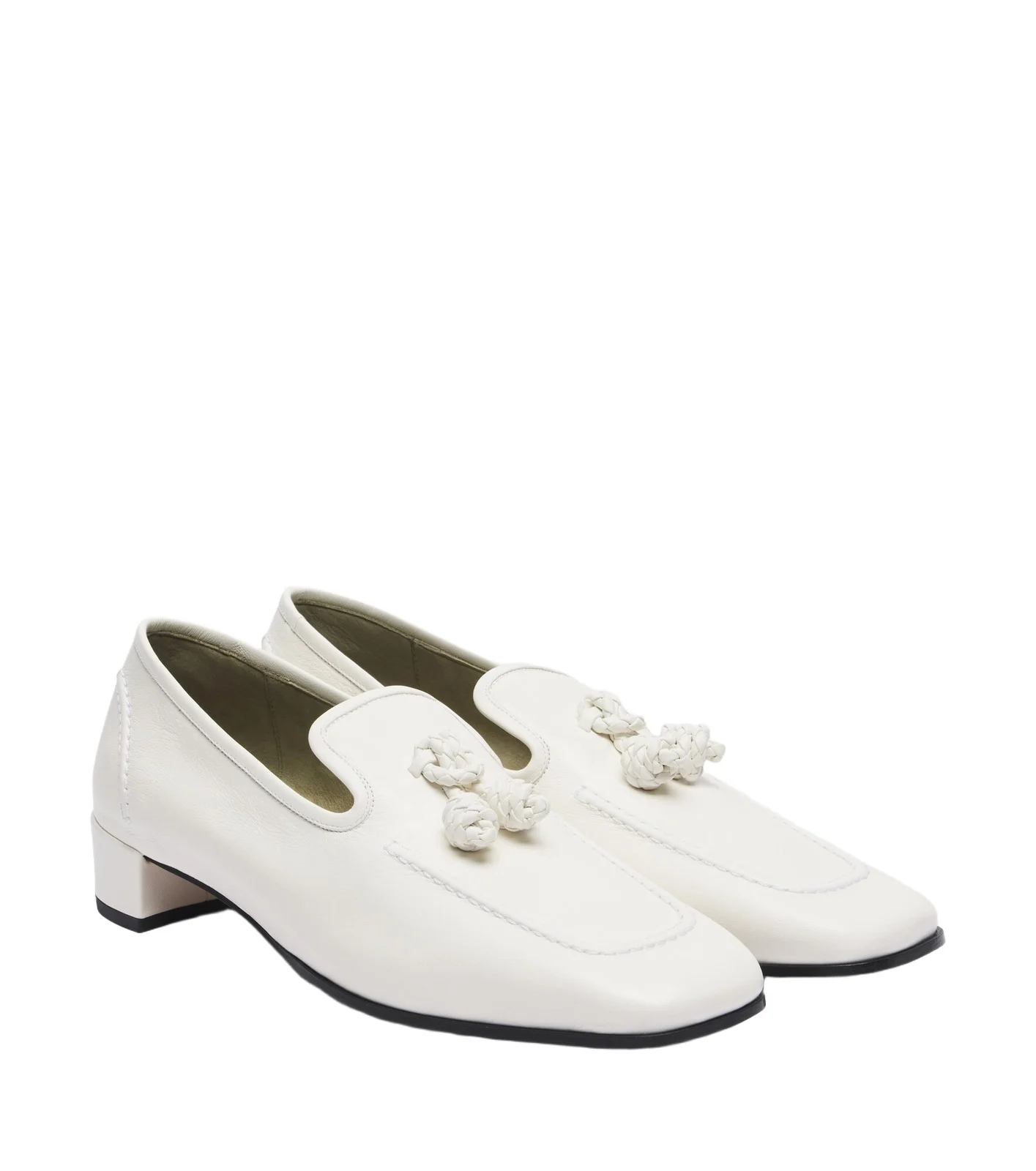 Romeo Knot leather loafer pumps Romeo Knot leather loafer pumps