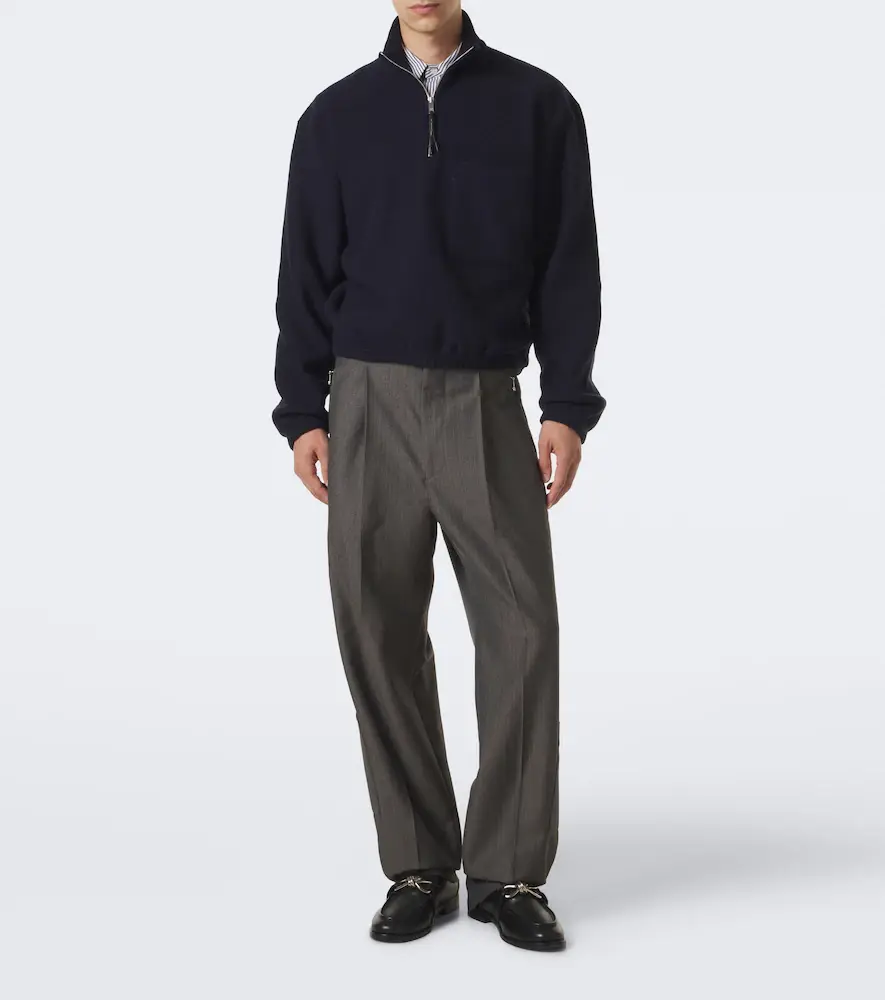 Bottega Veneta Wool bouclé half-zip sweater | Thumbnail 5 Bottega Veneta Wool bouclé half-zip sweater | Thumbnail 5