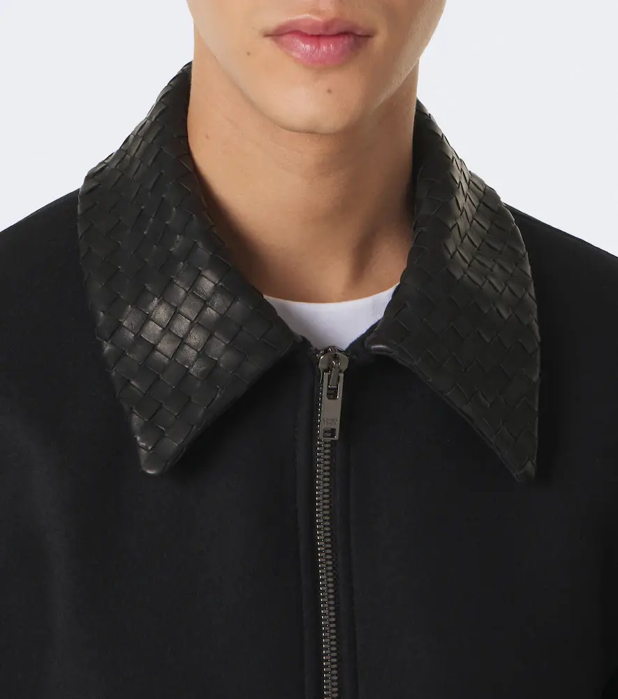 Bottega Veneta Intrecciato wool felt jacket | Thumbnail 2 Bottega Veneta Intrecciato wool felt jacket | Thumbnail 2