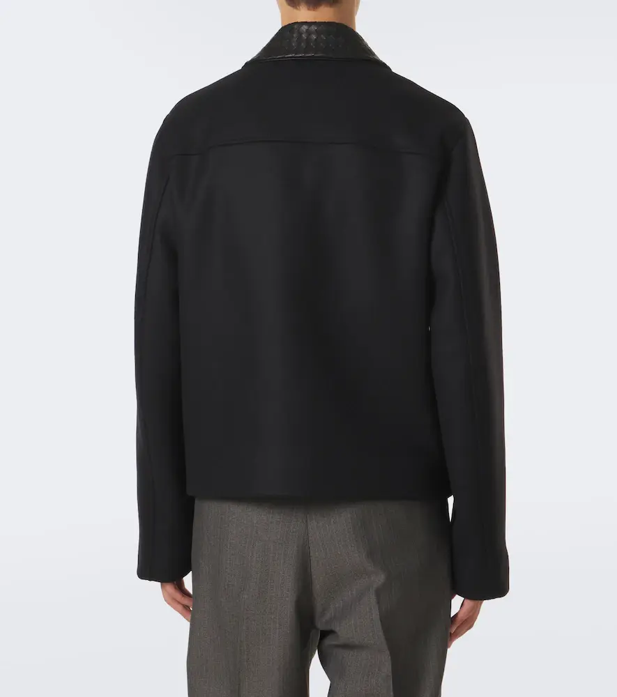Bottega Veneta Intrecciato wool felt jacket | Thumbnail 4 Bottega Veneta Intrecciato wool felt jacket | Thumbnail 4