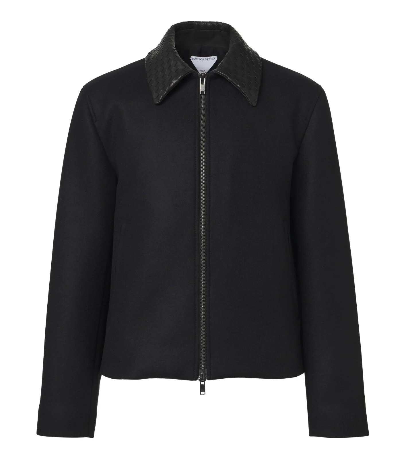 Bottega Veneta Intrecciato wool felt jacket