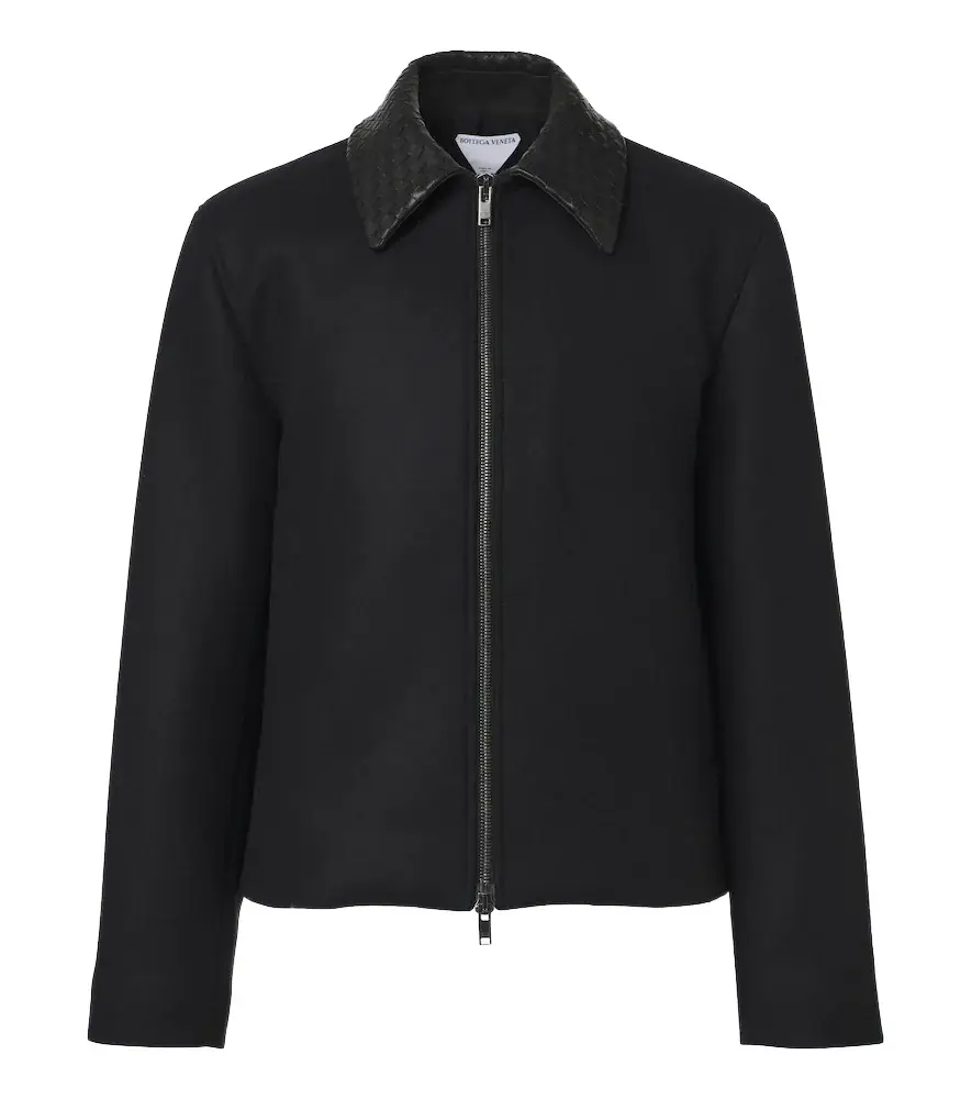 Bottega Veneta Intrecciato wool felt jacket | Image 1 Bottega Veneta Intrecciato wool felt jacket | Image 1
