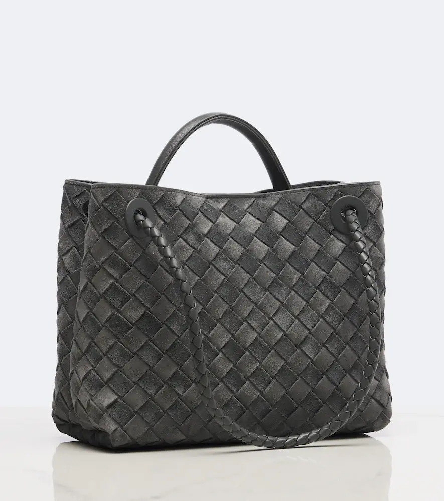 Bottega Veneta Andiamo Small suede top-handle bag | Thumbnail 4