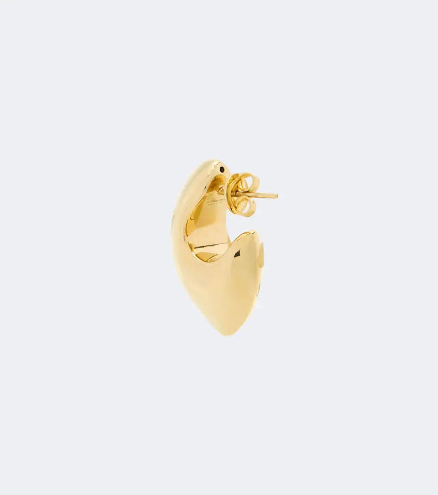 Bottega Veneta Claw Small gold-plated earrings | Thumbnail 3