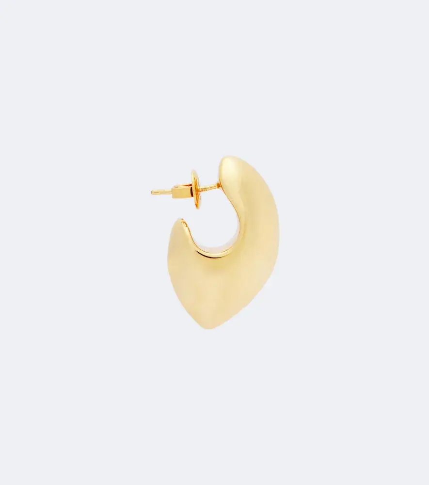 Bottega Veneta Claw Small gold-plated earrings | Thumbnail 4