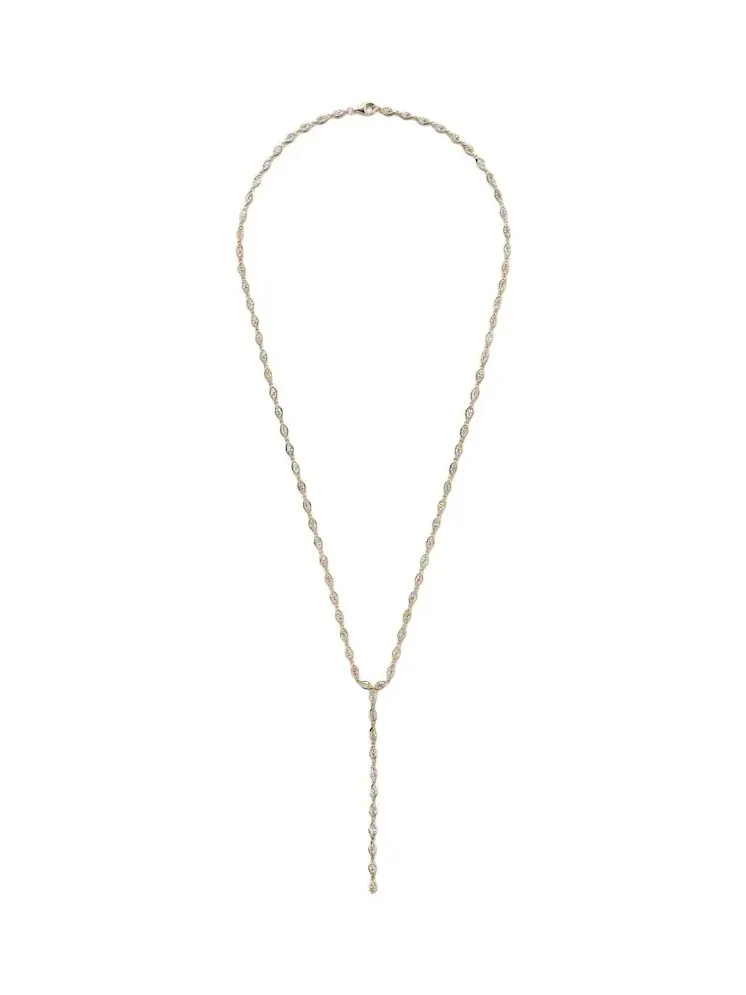 18kt gold necklace with diamonds