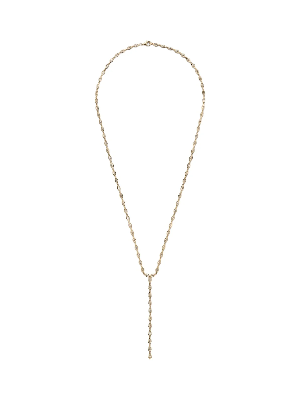 Anita Ko 18kt gold necklace with diamonds