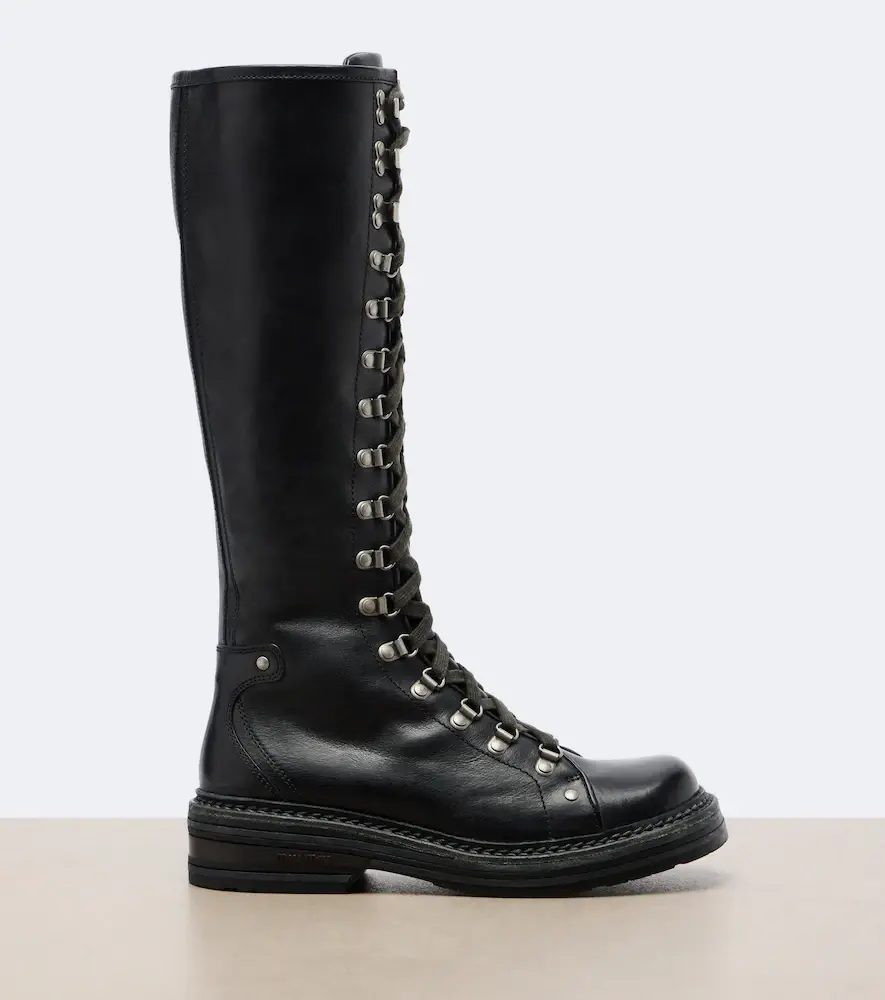 Miu Miu Leather lace-up boots | Thumbnail 2 Miu Miu Leather lace-up boots | Thumbnail 2