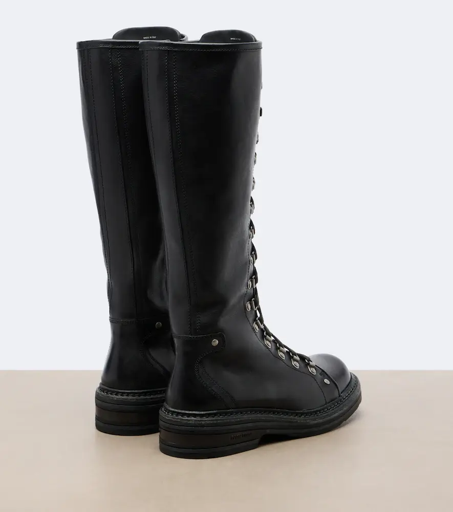 Miu Miu Leather lace-up boots | Thumbnail 3 Miu Miu Leather lace-up boots | Thumbnail 3