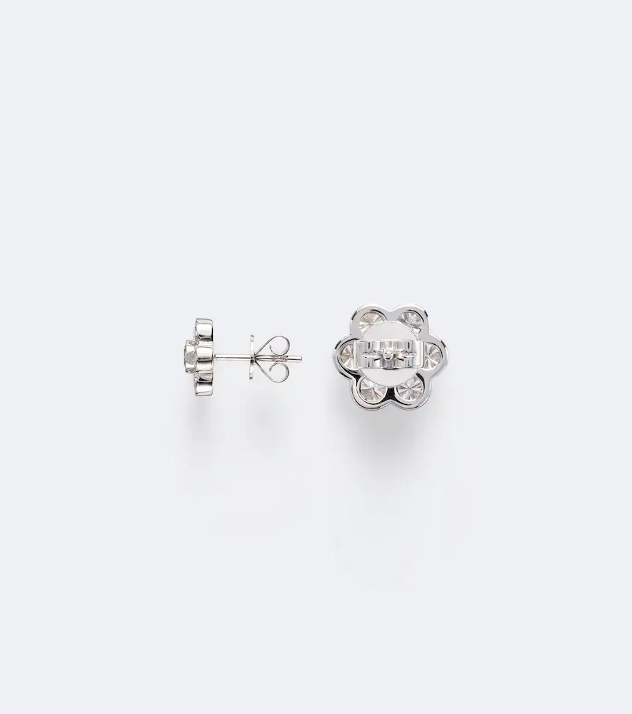Anita Ko Flora 18kt white gold earrings with diamonds | Thumbnail 2 Anita Ko Flora 18kt white gold earrings with diamonds | Thumbnail 2