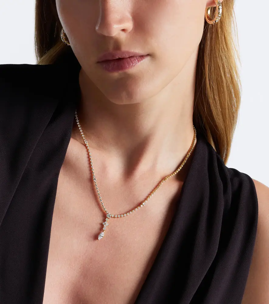 Anita Ko Vivi 18kt gold necklace with diamonds | Thumbnail 5