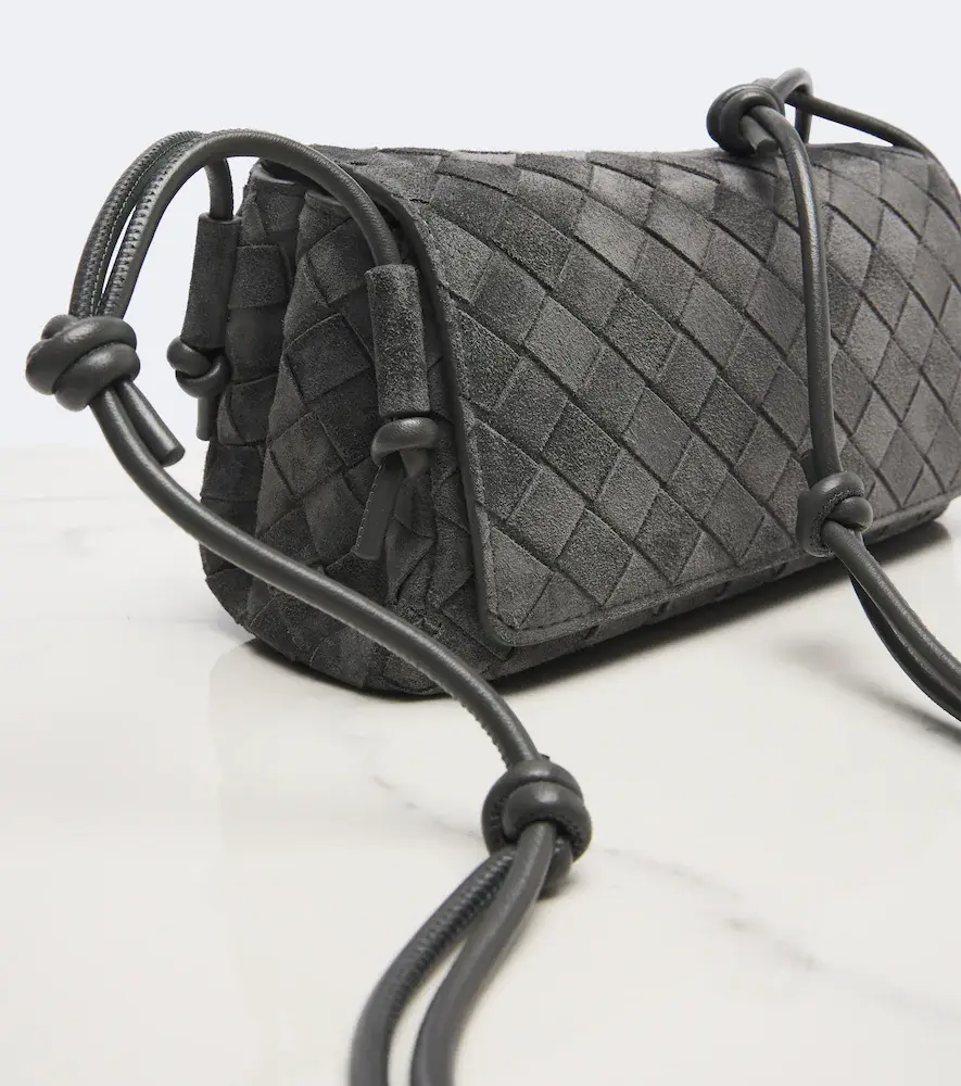 Bottega Veneta Notturno Mini suede crossbody bag | Thumbnail 2 Bottega Veneta Notturno Mini suede crossbody bag | Thumbnail 2