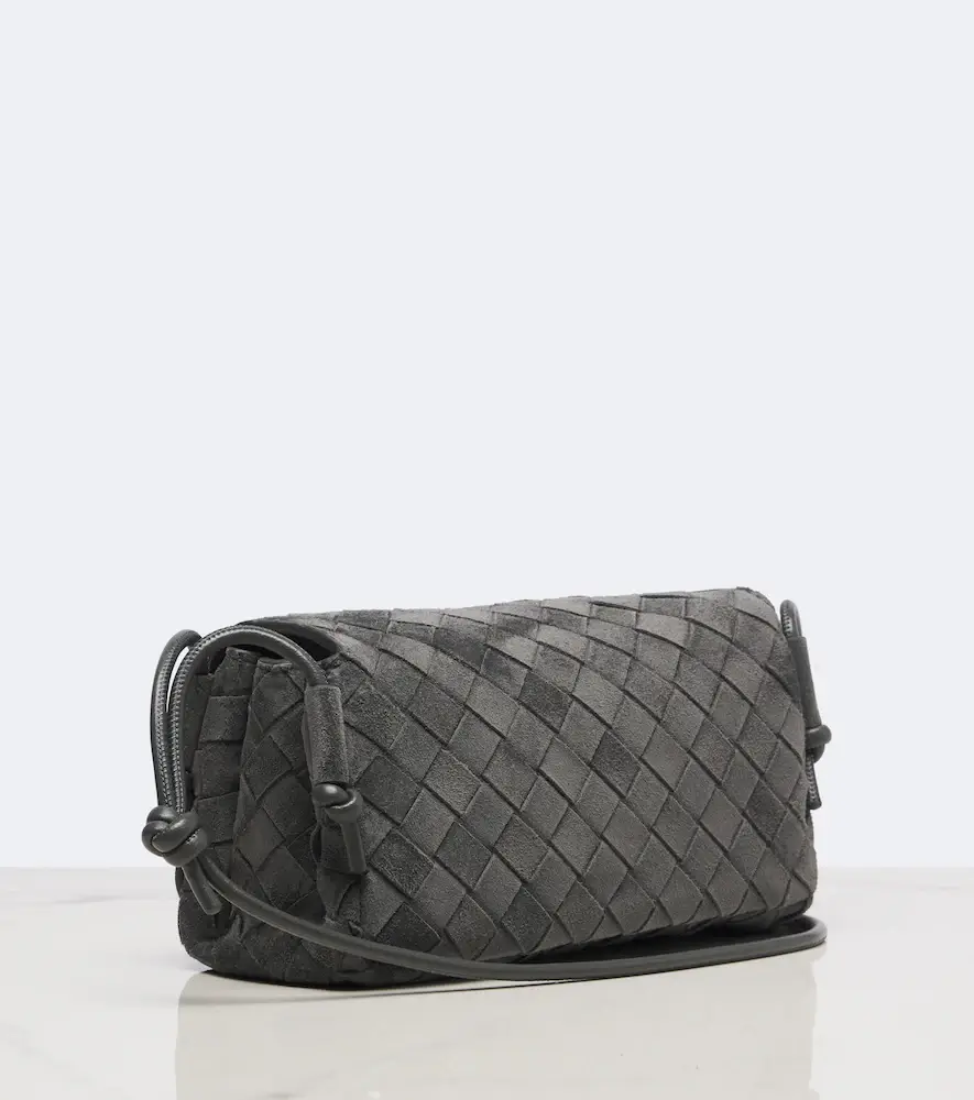 Bottega Veneta Notturno Mini suede crossbody bag | Thumbnail 3 Bottega Veneta Notturno Mini suede crossbody bag | Thumbnail 3