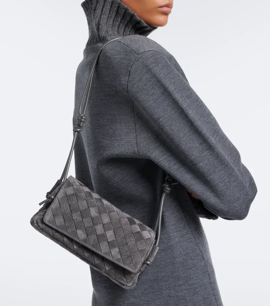 Bottega Veneta Notturno Mini suede crossbody bag | Thumbnail 6 Bottega Veneta Notturno Mini suede crossbody bag | Thumbnail 6