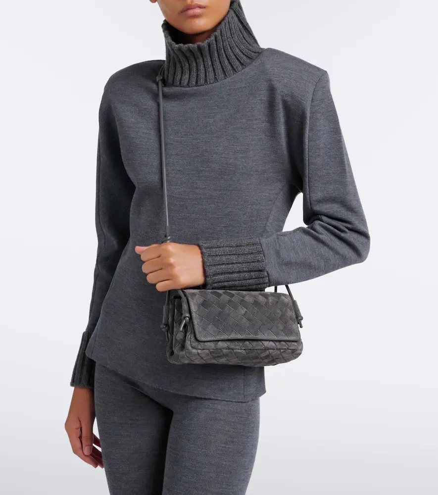 Bottega Veneta Notturno Mini suede crossbody bag | Thumbnail 7 Bottega Veneta Notturno Mini suede crossbody bag | Thumbnail 7