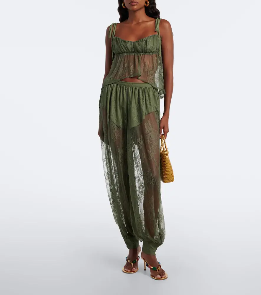 Bananhot Kendall lace balloon pants | Thumbnail 3