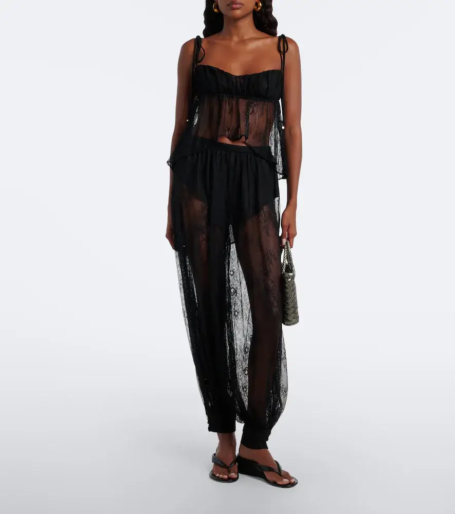 Bananhot Kendall sheer lace balloon pants | Thumbnail 5 Bananhot Kendall sheer lace balloon pants | Thumbnail 5