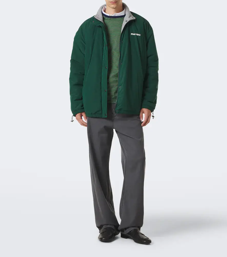 Miu Miu Logo technical jacket | Thumbnail 5 Miu Miu Logo technical jacket | Thumbnail 5