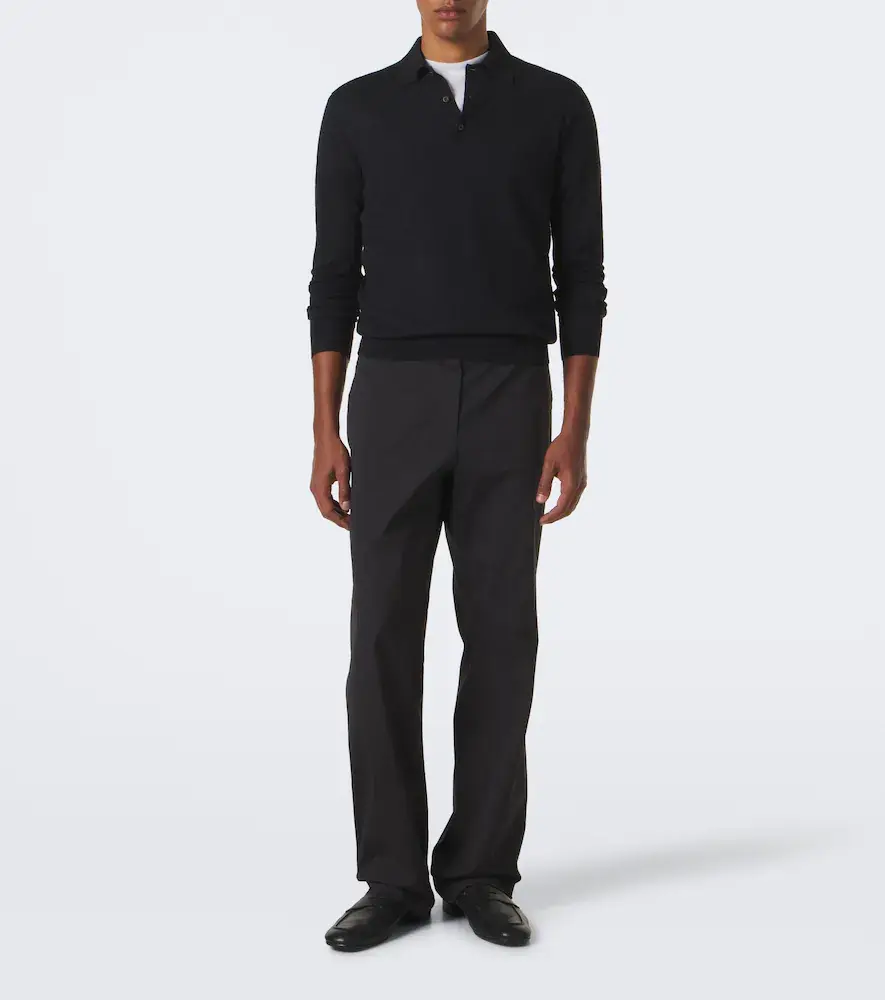 Prada Cashmere and silk polo sweater | Thumbnail 3 Prada Cashmere and silk polo sweater | Thumbnail 3