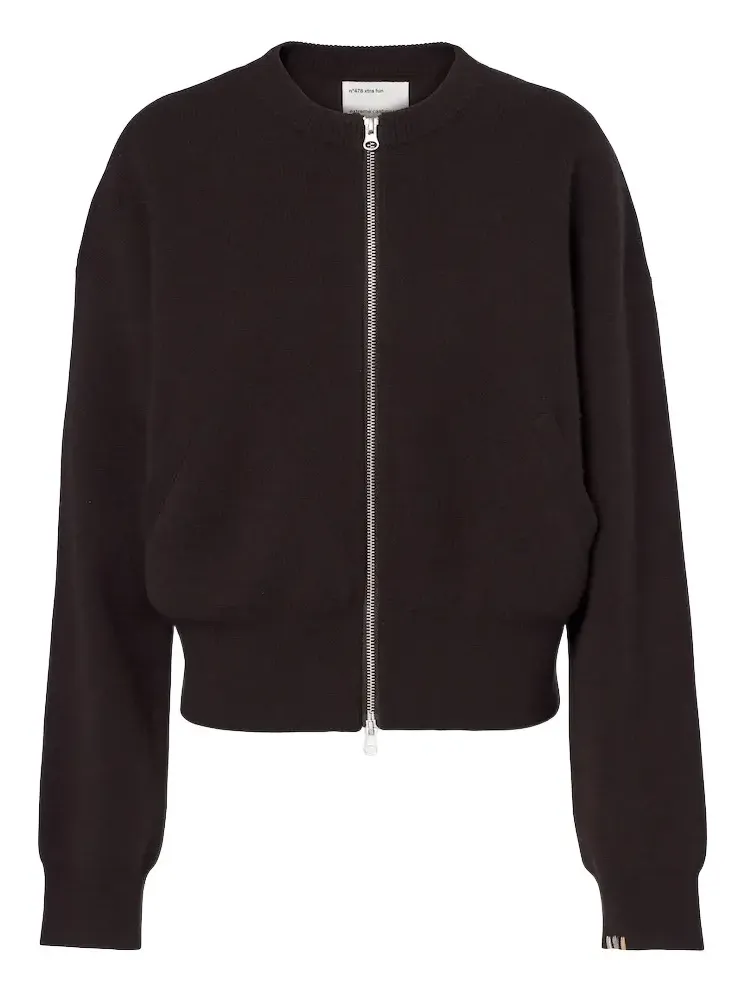 N°478 Xtra Fun cashmere zip-up cardigan