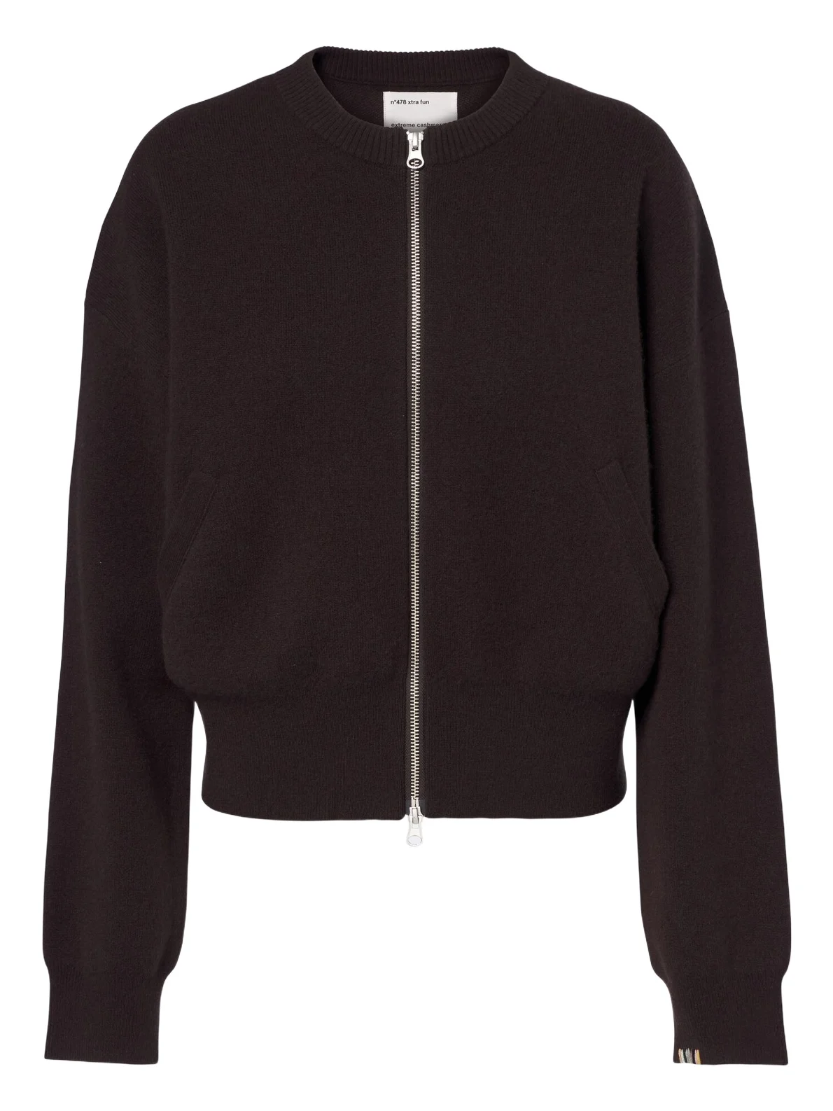 N°478 Xtra Fun cashmere zip-up cardigan N°478 Xtra Fun cashmere zip-up cardigan