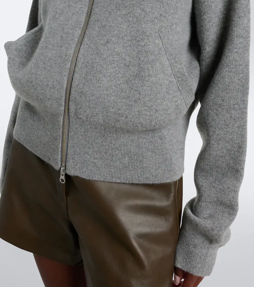 Extreme Cashmere N°478 Xtra Fun cashmere zip-up cardigan | Thumbnail 6