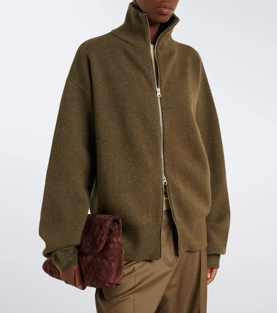 Extreme Cashmere N°319 Xtra Out cashmere zip-up sweater | Thumbnail 2