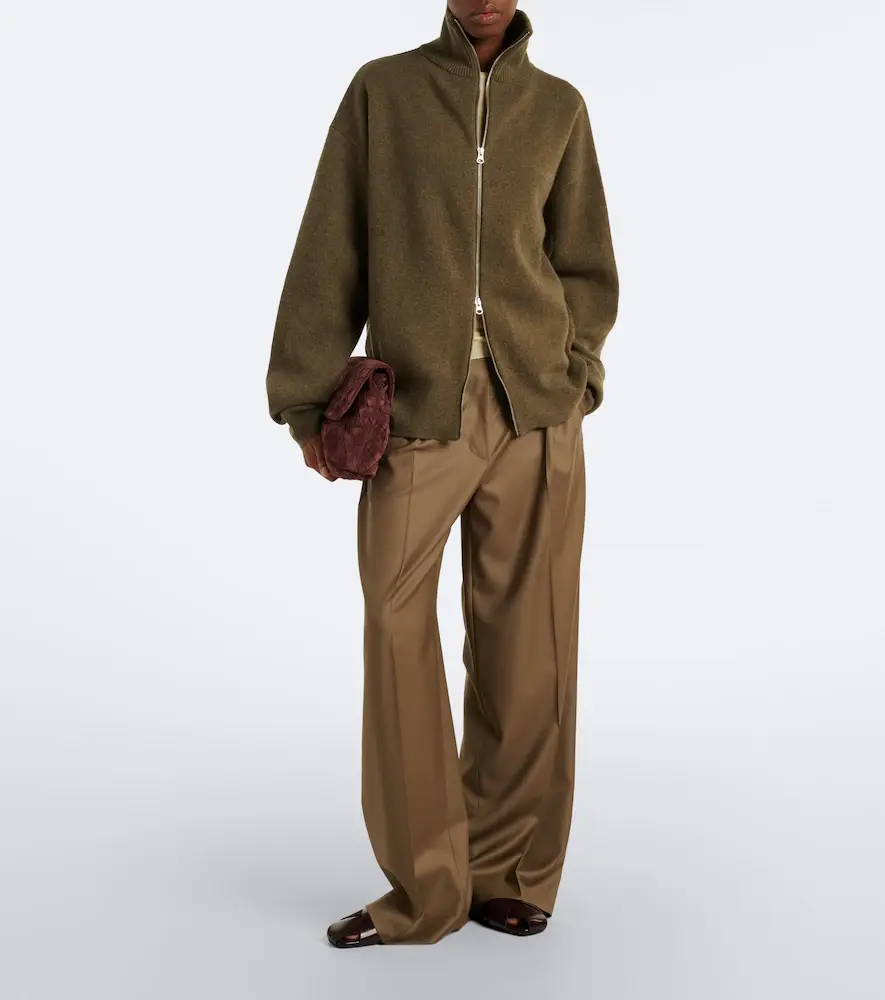 Extreme Cashmere N°319 Xtra Out cashmere zip-up sweater | Thumbnail 3