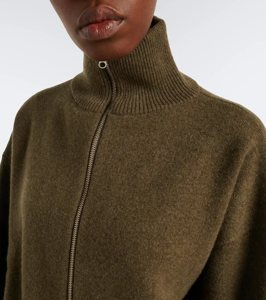 Extreme Cashmere N°319 Xtra Out cashmere zip-up sweater | Thumbnail 4