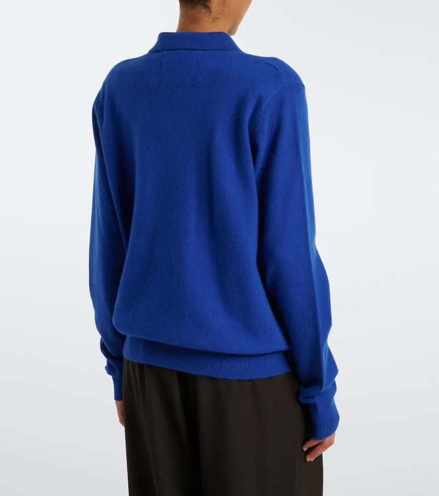 Extreme Cashmere N°223 Be For cashmere-blend polo sweater | Thumbnail 5