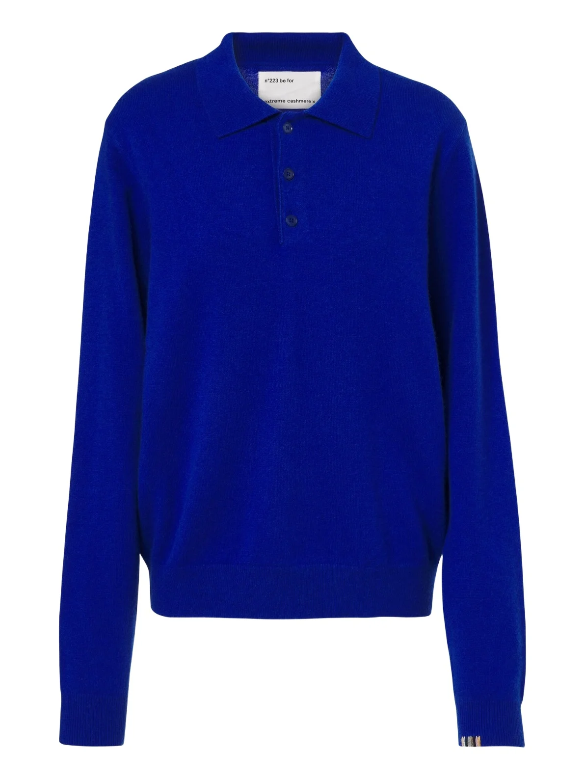 N°223 Be For cashmere-blend polo sweater N°223 Be For cashmere-blend polo sweater