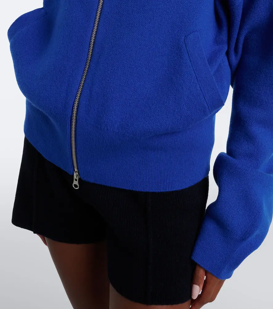 Extreme Cashmere N°385 Xtra Cute cashmere zip-up sweater | Thumbnail 2