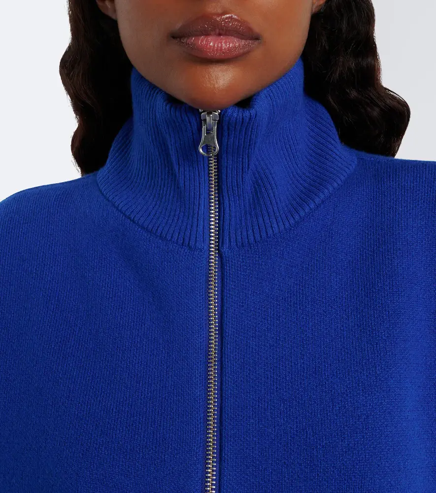Extreme Cashmere N°385 Xtra Cute cashmere zip-up sweater | Thumbnail 6